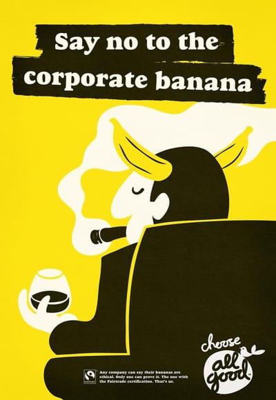 Say no to the corporate banana - boss - Advertising