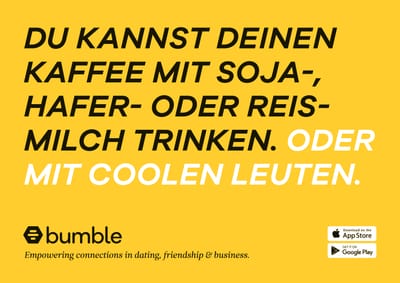 Bumble meets Berlin - Werbung