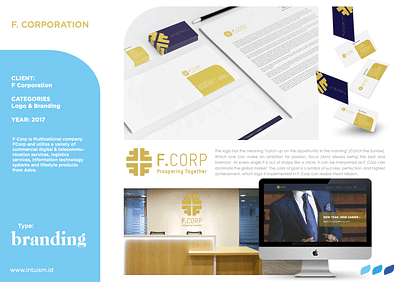 Branding for F Corporation - Image de marque & branding