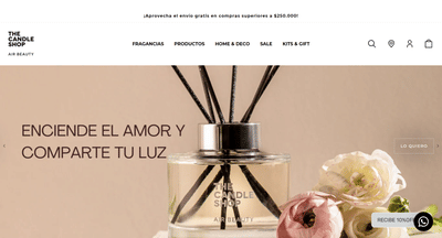 The Candle Shop Ecommerce Shopify - E-commerce