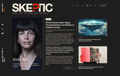 Skeptic Magazine Rebrand and New Website Launch - Webseitengestaltung