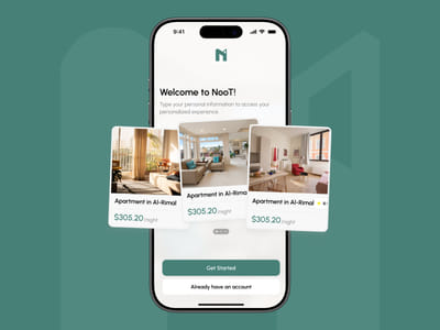 NooT: UX/UI Redesign for a Rental Marketplace App - App móvil