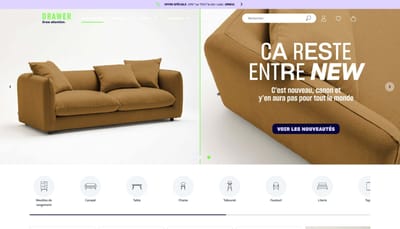 Site e-commerce Drawer - E-commerce