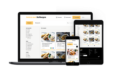 Koken met DeMorgen - Création de site internet