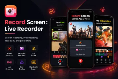 Record Screen: Live Recorder App - Mobile App