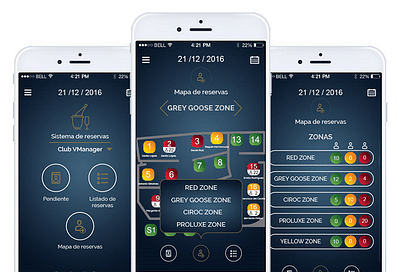 VIP Manager - Sistema de reservas - App móvil