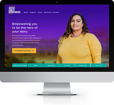 LA County JCOD: Brand Identity & UX Redesign - Website Creation