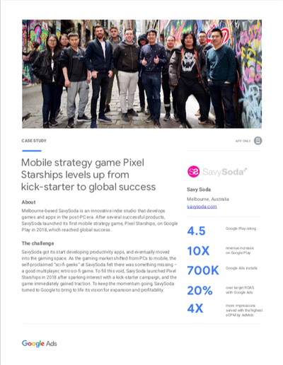 B2B Case Study Development -- Google Ads - Estrategia de contenidos