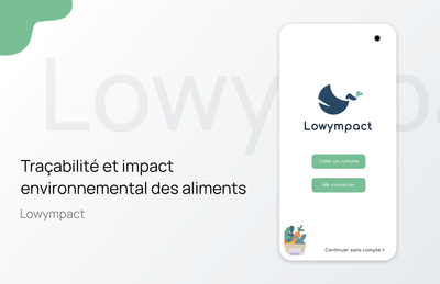 Lowympact - Traçabilité des produits alimentaires - Application mobile