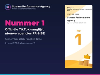 Coaching van LIVE-creators: nummer 1 nieuwe agencies FR & BE - Marketing d'influence