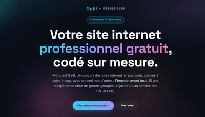 Mon site internet - Création de site internet