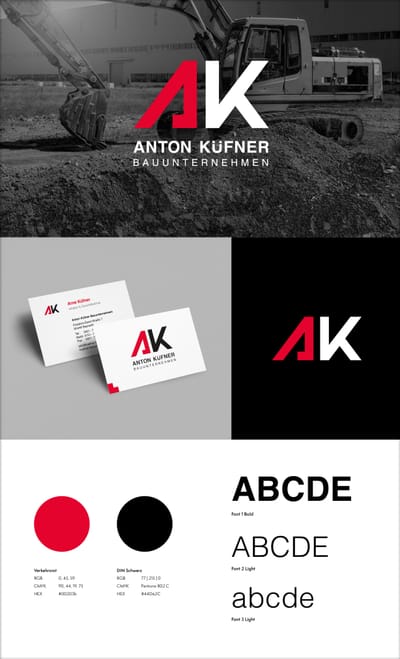 Branding Bauunternehmen - Grafische Identität