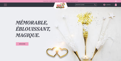 https://www.megapartymartinique.com - Website Creation