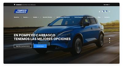 Diseño y desarrollo web para Pompeyo - E-commerce