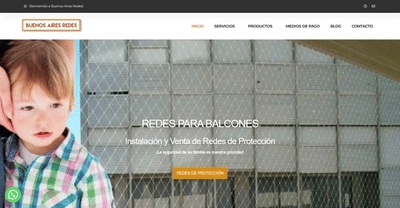 Posicionamiento web para empresa de Redes para Balcones - SEO
