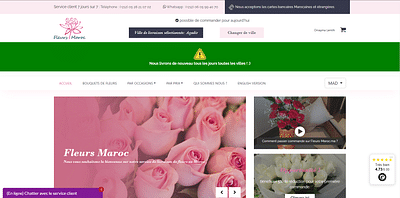 Fleurs-Maroc.ma - Publicité