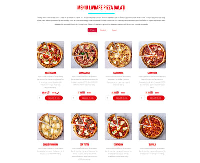 Unionjack Pizza - E-commerce