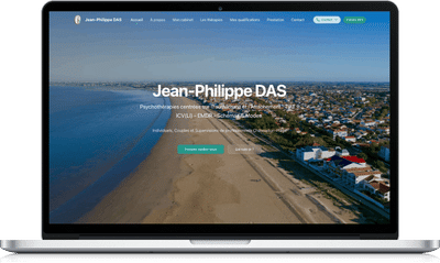 Site de thérapie - therapeutelarochelle.fr - Création de site internet