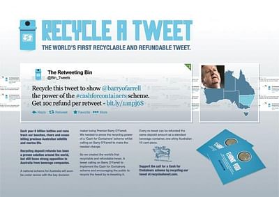 Recycle a tweet - Advertising
