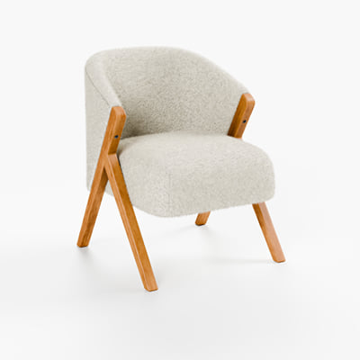 Accent Armchair - 3D