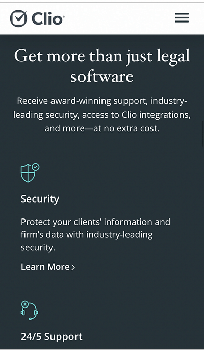 Clio Website Redesign - Usabilidad (UX/UI)