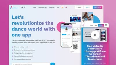 Danceflavors - Webseitengestaltung
