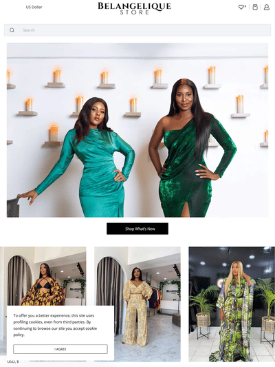 Belangelique – An eCommerce Store - E-commerce