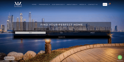 MNA Properties Website Creation - Copywriting