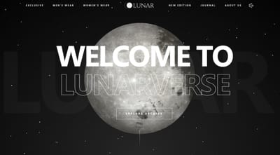 Lunar – Luxury Fashion Brand Identity & Creative Website - Branding & Positionering