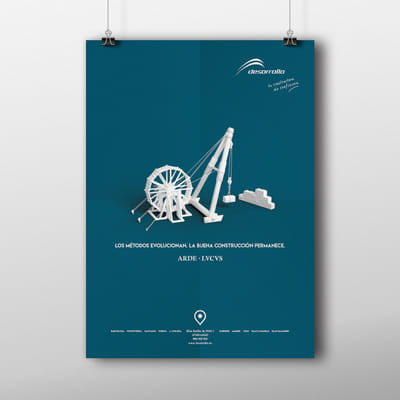 Cartelería Desarrolla - Diseño Gráfico