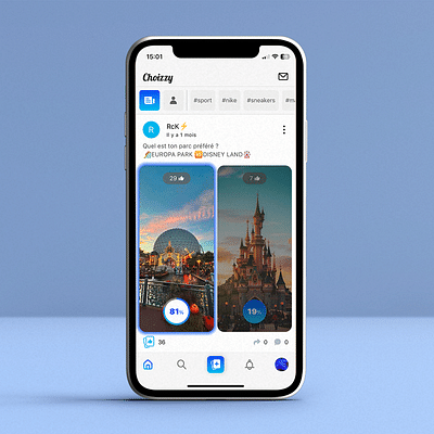 Choizzy - Application mobile