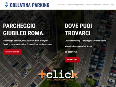 Giubileo Parking – Sito web e strategia SEO per parcheggio a Roma - SEO