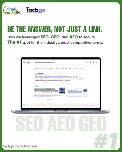 Dominating Search with SEO, GEO, and AEO: Case Study of Rimal Aqua - Content Strategy