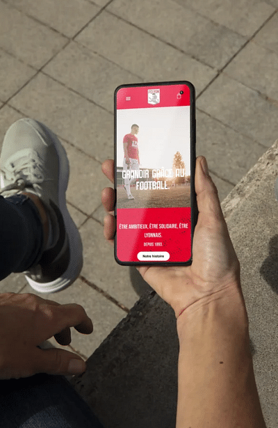 Refonte d'un site de E-commerce pour le FC Lyon - Création de site internet