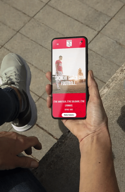 Refonte d'un site de E-commerce pour le FC Lyon - Website Creation