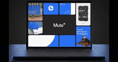 Identité de Mute Energy, de Swoop à Mute - Image de marque & branding