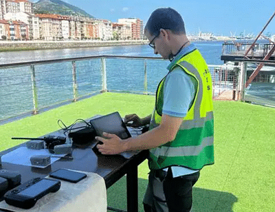 Puente de Bizkaia Drone Maintenance Check - Producción vídeo