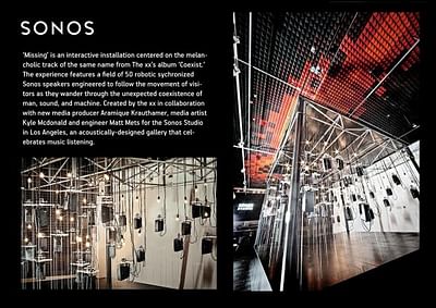 THE XX – MISSING INSTALLATION - Advertising