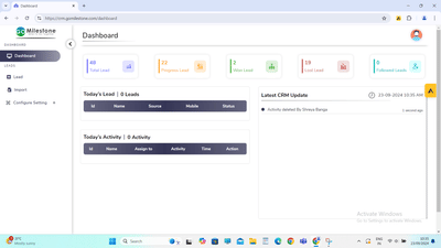 GoMilestone CRM - Webseitengestaltung