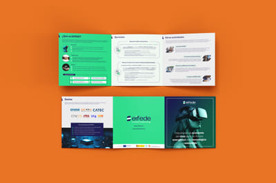 Tríptico informativo EIFEDE - Diseño Gráfico