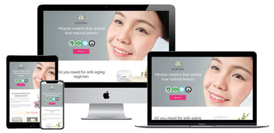 Beauty Brand: LP creation - Ontwerp