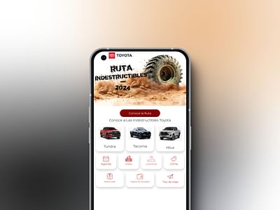 App para Evento "Ruta Indestructibles" de Toyota - Ergonomy (UX/UI)
