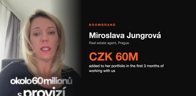 Personal brand for a Prague real estate agent: CZK 60M in 3 months - Social media