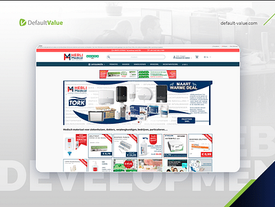 Web design for Belgian medical equipment supplier - E-commerce