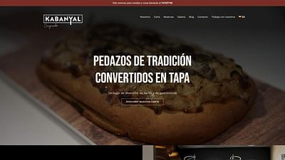 Web Restaurante Kabanyal - Ontwerp