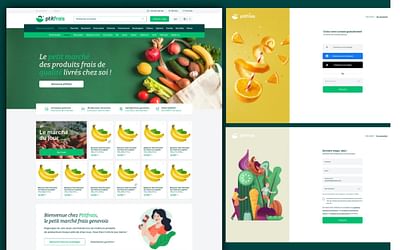 ECOMMERCE - FOOD VENDOR PLATFORM - Webseitengestaltung