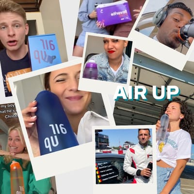 Air up - Réseaux sociaux