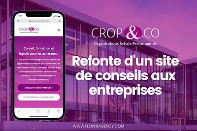 Refonte d’un site de conseil -  Crop and co - Website Creation