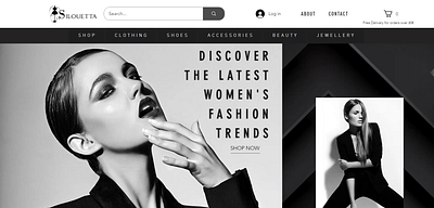Silouetta Eshop Design - Webseitengestaltung
