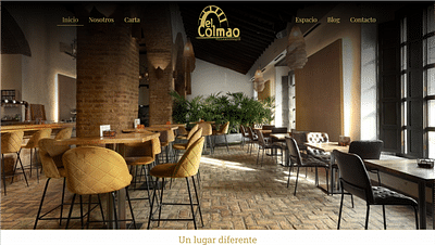 Diseño web para El Colmao - Creación de Sitios Web